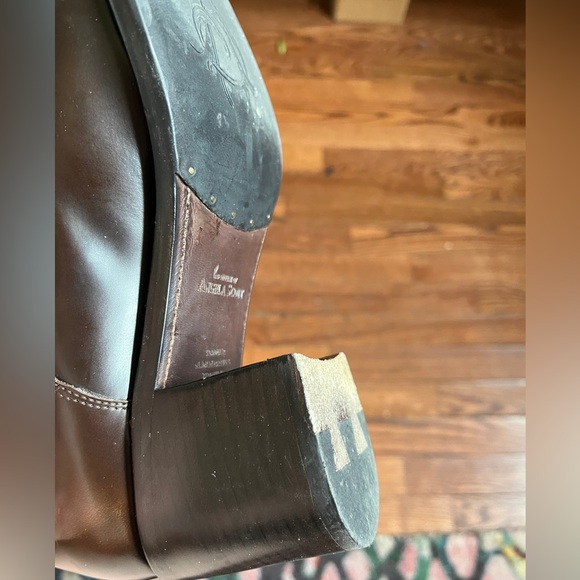 Beautiful EUC The Office of Angela Scott Heeled Oxford - Miss Button Midheel 40W - Picture 8 of 15